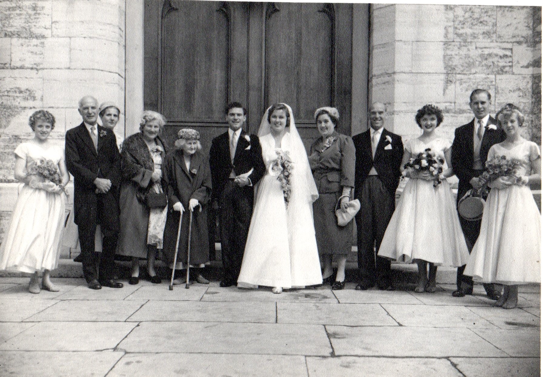 Heath-Caldwell wedding Bournemouth 1956